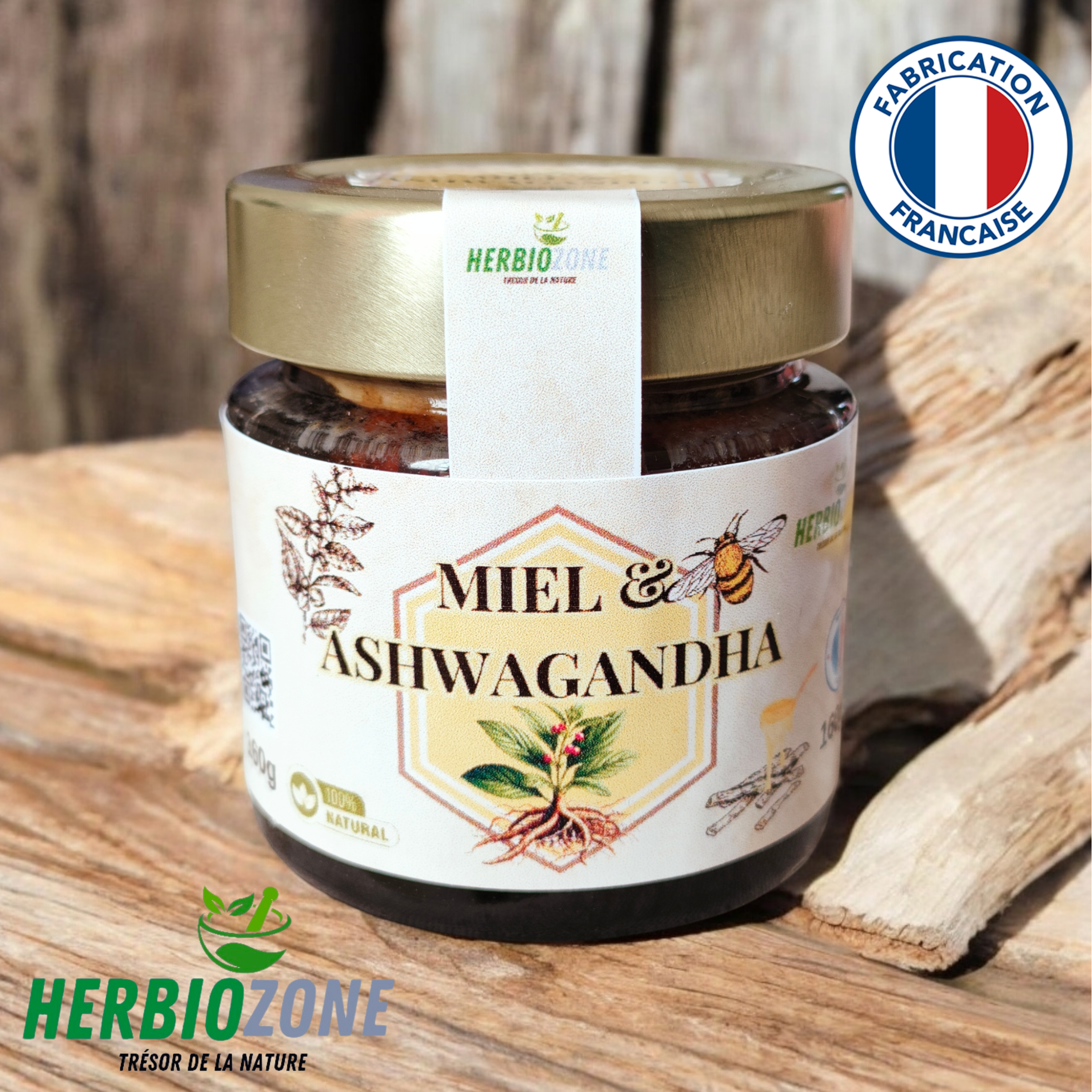 Miel de Fleurs & Ashwagandha – 100% Naturel – Mélange Énergisant et Apaisant – Image 2