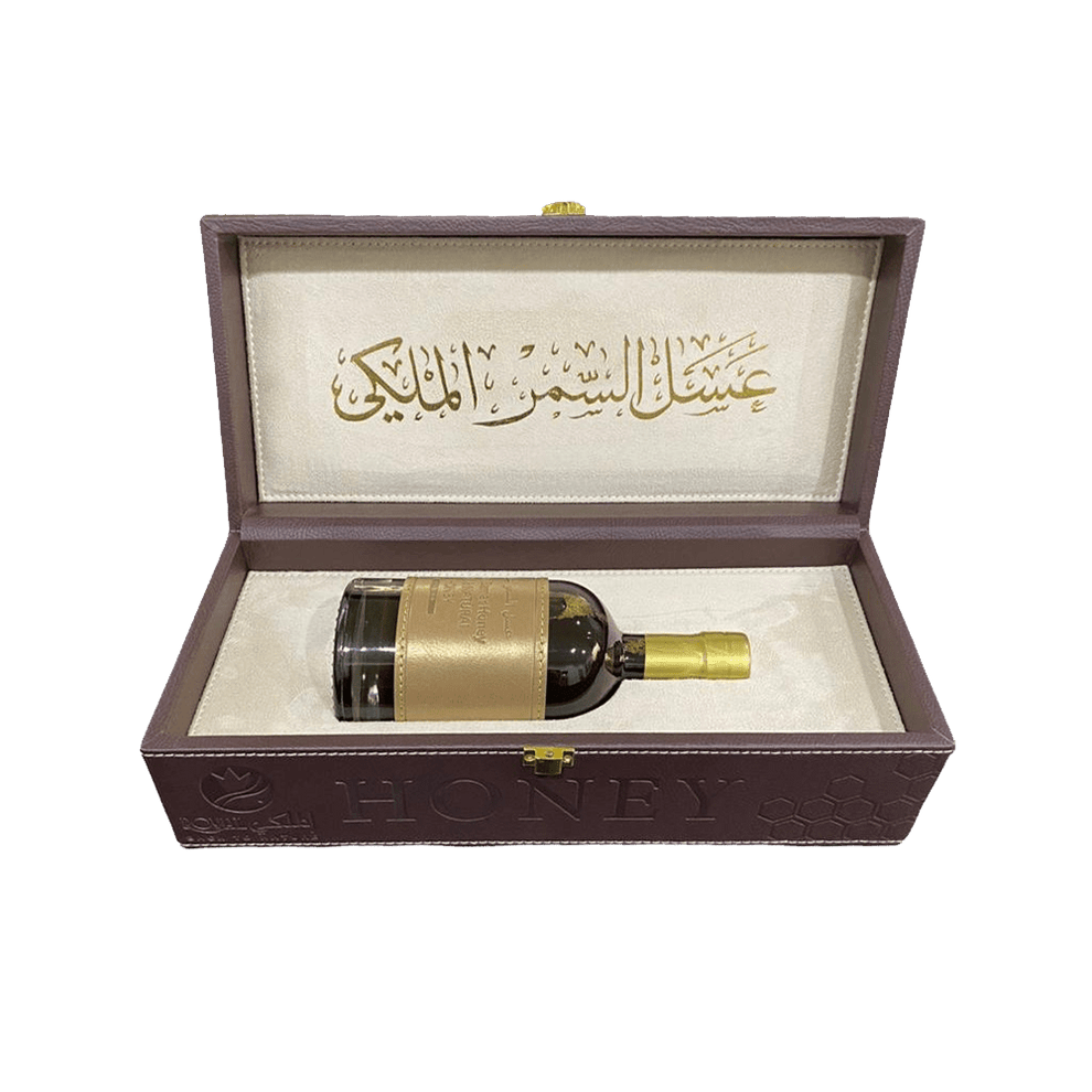 *Miel Samar des Émirats avec coffret en cuir – 550 g – Cadeau de luxe – Image 9