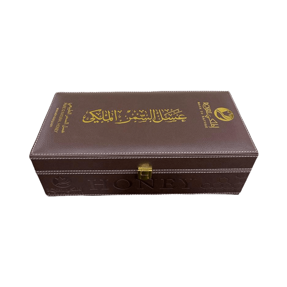 *Miel Samar des Émirats avec coffret en cuir – 550 g – Cadeau de luxe – Image 8